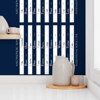 NATO phonetic alphabet & Morse code tea towel or wall hanging