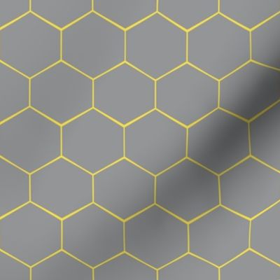 ultimate gray and illuminating honeycomb