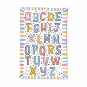 Dotty Rainbow Gender Neutral Alphabet