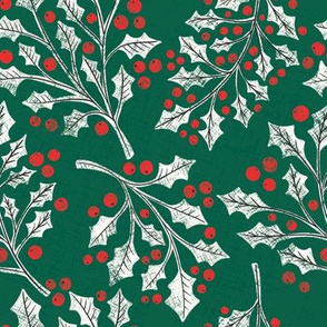 Boughs of Holly - Green