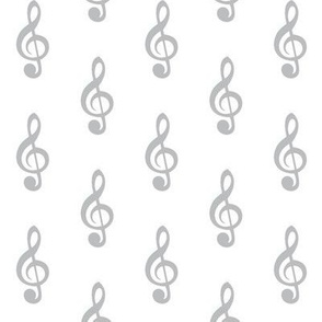 grey treble clef pattern
