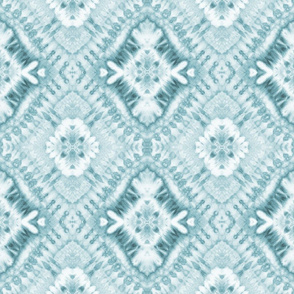 Diamond Flowers Teal  | Michelle Mathis