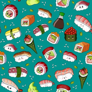 Adorable Kawaii sushi 