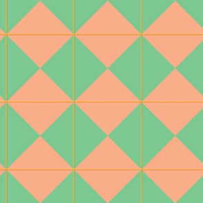Abstract_geometric_pattern_diamond_checkers_peach_stock
