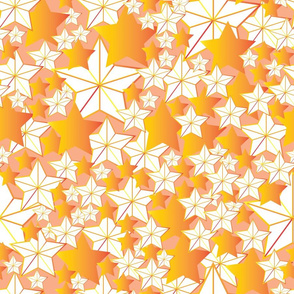 Abstract_geometric_pattern_stars_layered_peach_stock