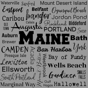 Cities of Maine, gray