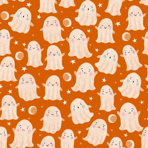 Halloween - Ghost Mood - Pumpkin Orange