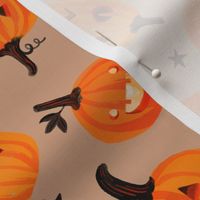 Halloween - Pumpkin Toss-Beige