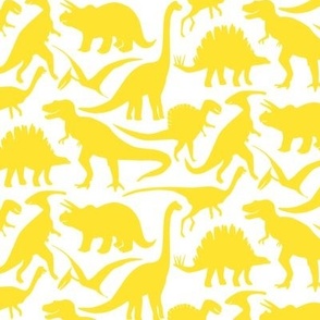 Little Dinosaur Friends - Yellow white 3R