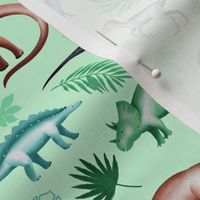 Dinotopia - Mint Green