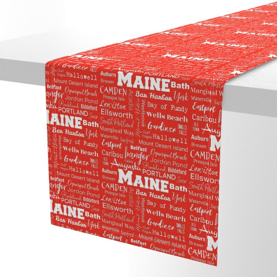 Cities of Maine, red