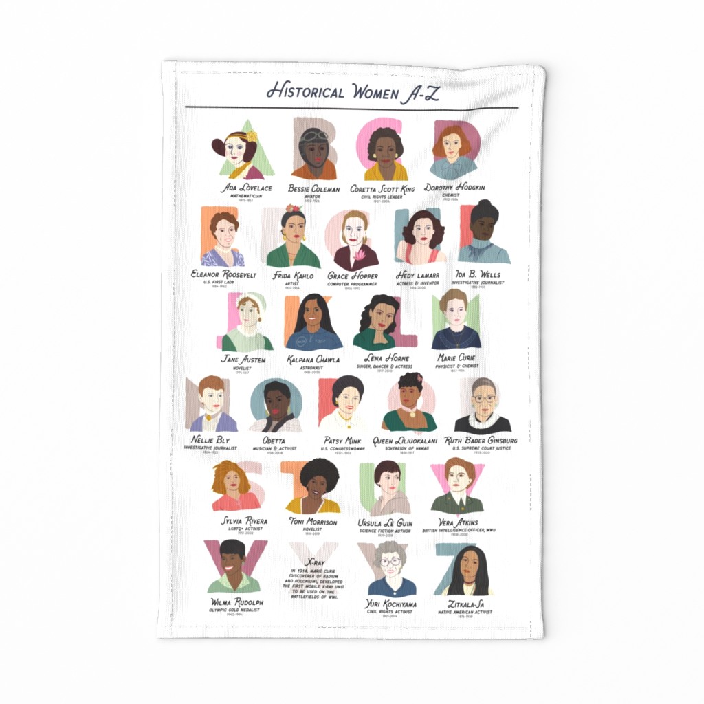 Historical Women Tea Towel