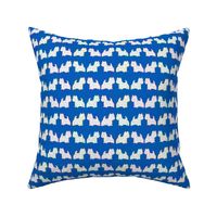 polka dot animal cookie Westie dog fabric