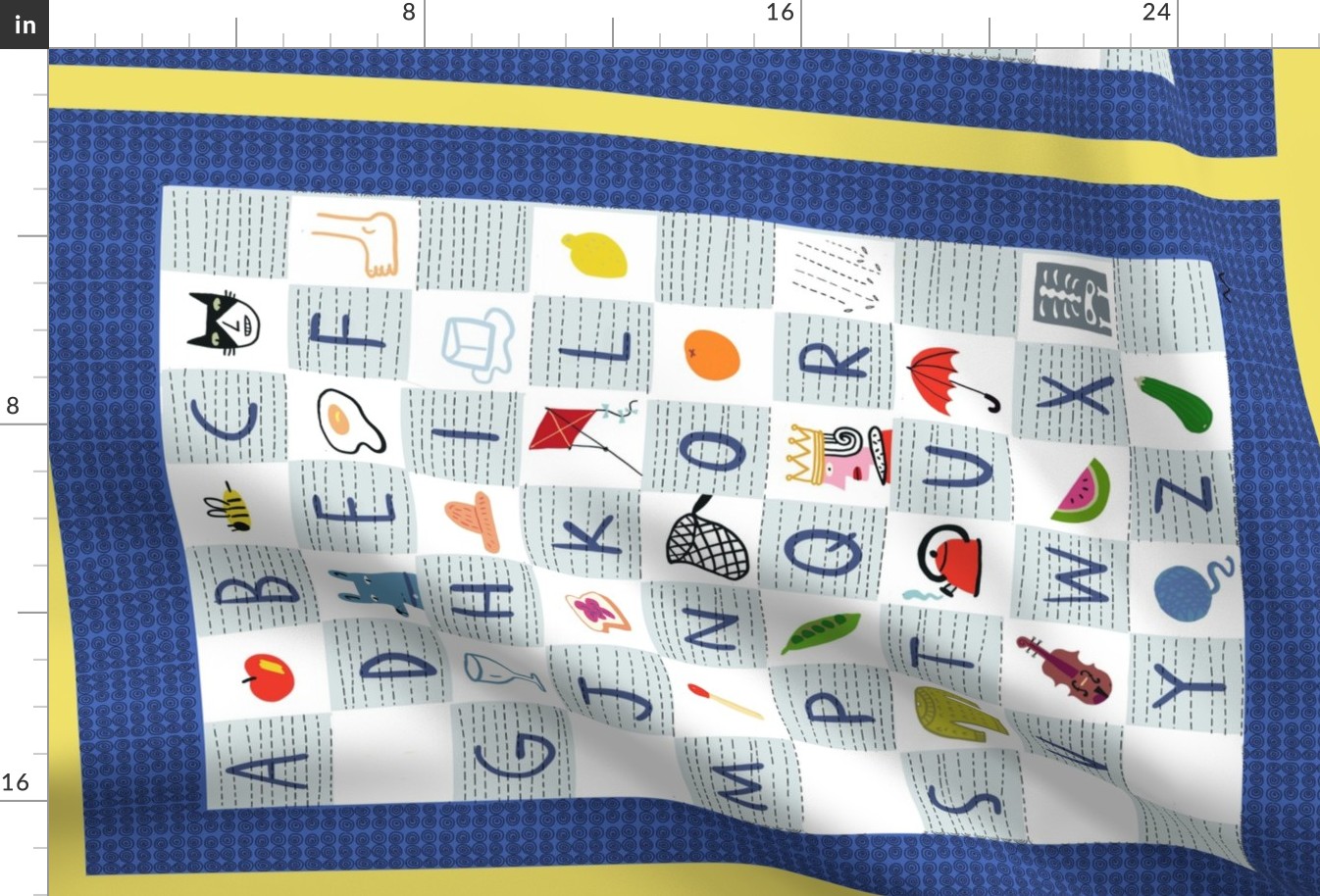 Tea towel ABC