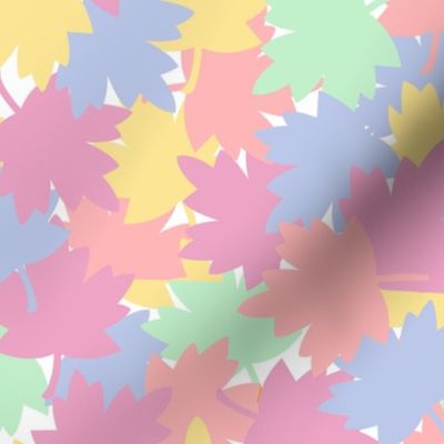 Pastel Autumn Leaves