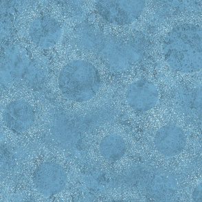 Chalk Circles Dusky Blue