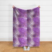 Purple Crystal Tea Towel