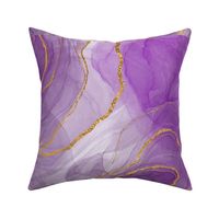 Purple Crystal Tea Towel