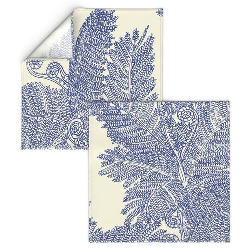 HAPU FERN LARGE navy and beige