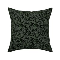 Little animal print texture reptile spots and bubbles cameo green
