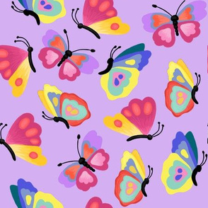 Butterflies Purple