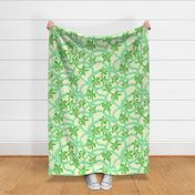 textile-Ilima Lei and Orchid final-lime and pale yellow