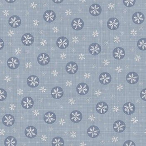  Seamless french farm house linen printed winter holiday background.