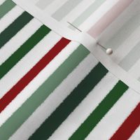 Christmas stripes white