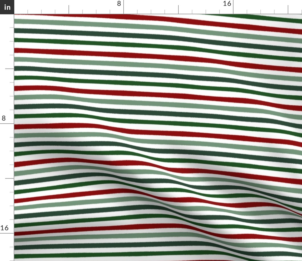 Christmas stripes white