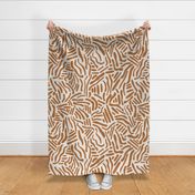 Abstract Lines - Tan and Off White - Large Scale