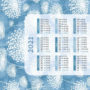 2021Dandelions Calendar (blue)