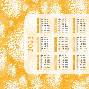 2021Dandelions Calendar (yellow)
