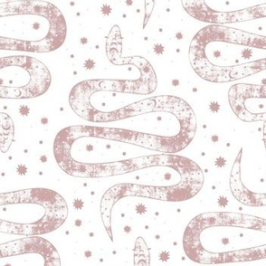 small celestial snakes_white mauve