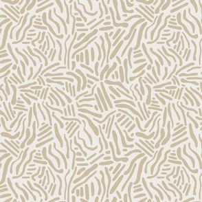 Abstract Lines - Light Tan