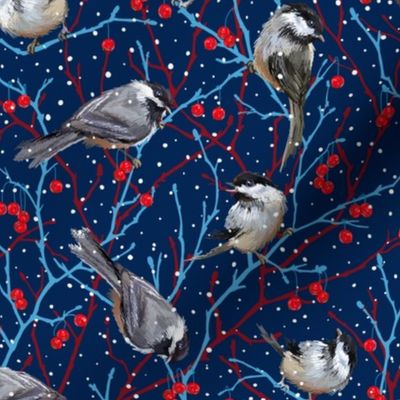 Chickadees | Small | Red White + Blue