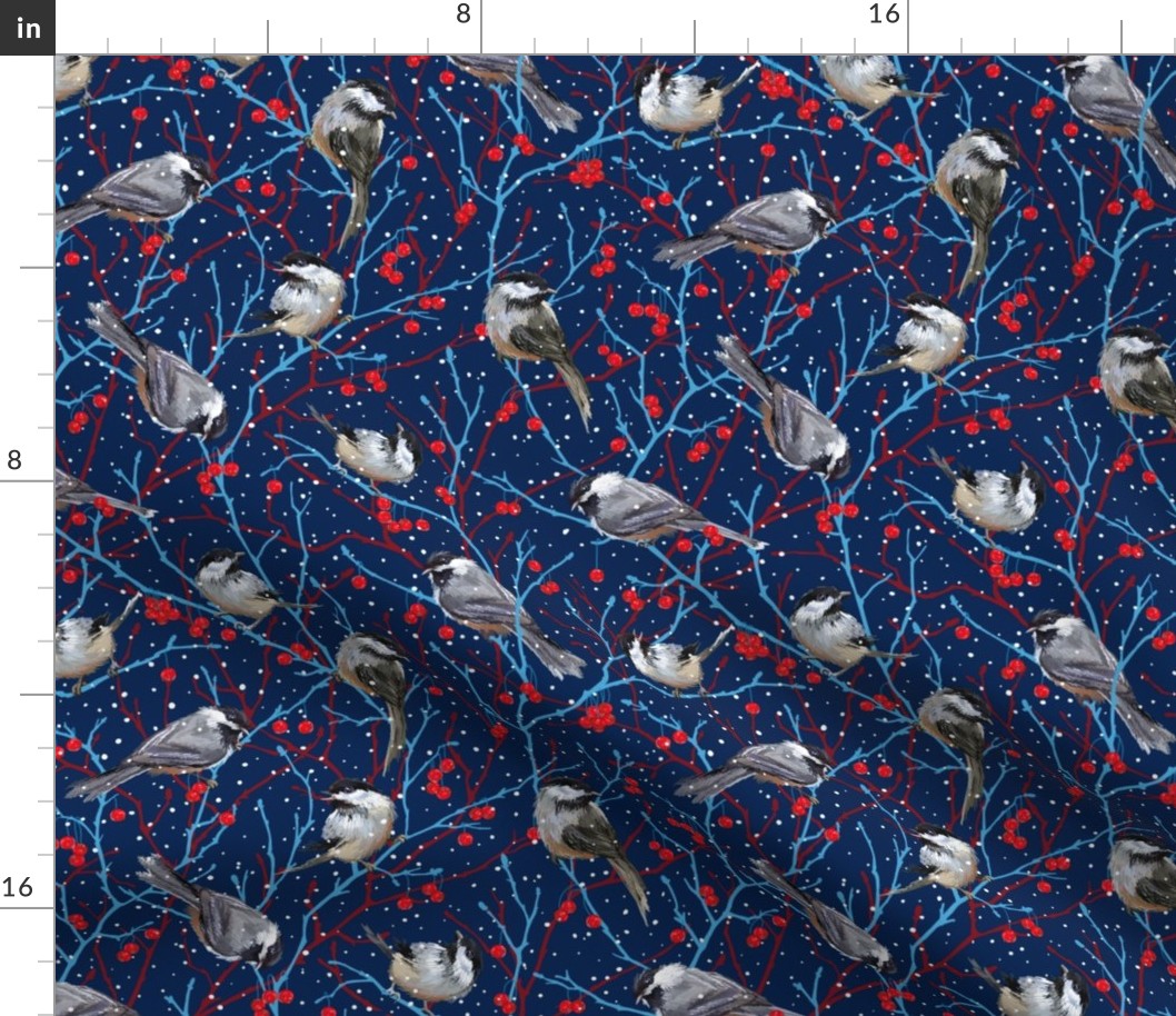 Chickadees | Small | Red White + Blue