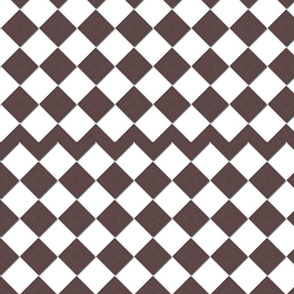 Brown Checkers Choco