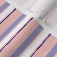Blush Pink Blue Imperfect Stripes