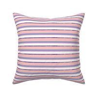 Blush Pink Blue Imperfect Stripes