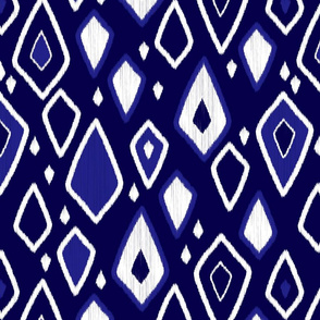 ikat diamond drops_indigo nights