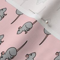 Rats - rat mouse rodent pet - pink - LAD20