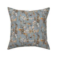 Dragonfly Garden Chambray Blue // Small