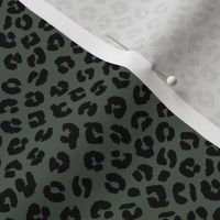 The minimalist boho leopard spots and animal print trend panther skin neutral winter nursery cameo green SMALL