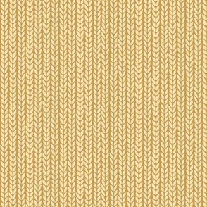 knitted - pale gold
