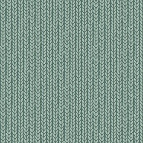 knitted - green