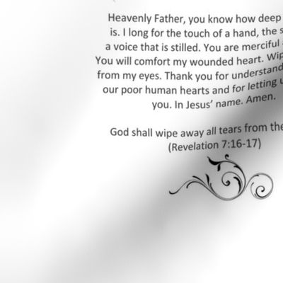 A Prayer When in Mourning Small