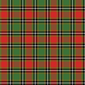 Red Green and Black Christmas Plaid