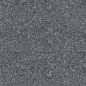 Ehpopoki style, small, grey blue