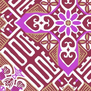 African Adinkra Patience, orchid, large