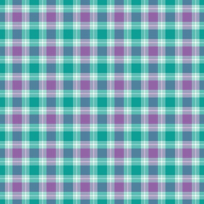 Blue and Purple Plaid